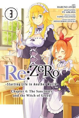 Re:Zero -Starting Life In Another World-, Chapter 4: The Sanctuary And The Witch Of Greed, Vol. 3 (Manga)